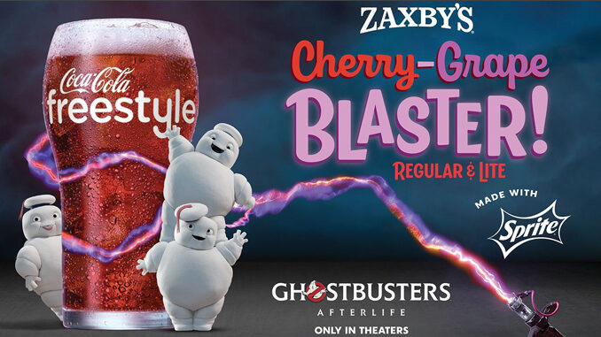Zaxby's Pours New Ghostbusters-Themed Cherry-Grape Blaster Drink