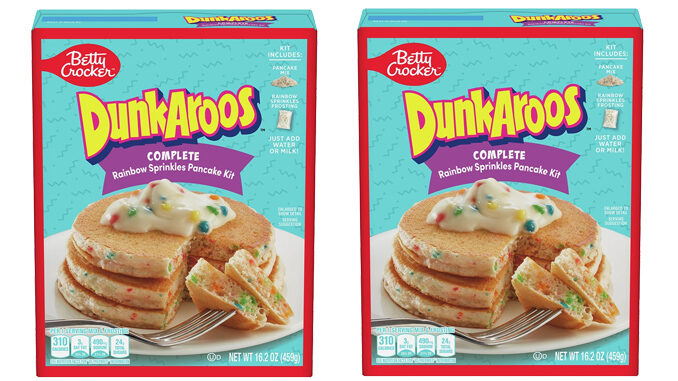Betty Crocker Launches New DunkAroos Complete Rainbow Sprinkles Pancake Kit