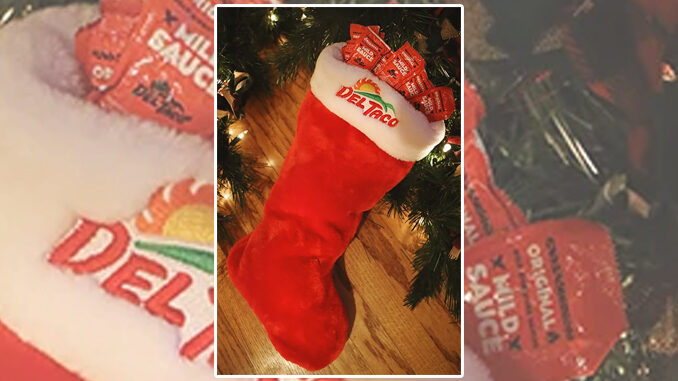 Del Taco Has A Holiday Stocking Filled With 100 Hot Sauce Packets