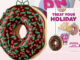 Dunkin’ Now Offering Holiday Sprinkle Donuts Alongside 2021 Holiday Favorites