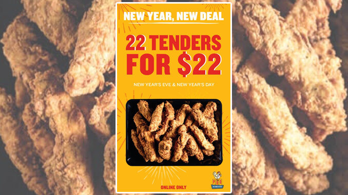 PDQ Offering 22 Chicken Tenders For $22 On Dec. 31 And January 1, 2022