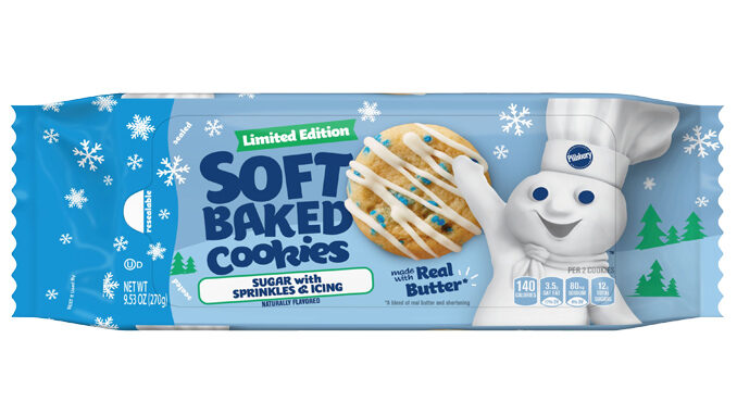 Pillsbury Introduces New Soft Baked Sugar With Sprinkles And Drizzled Icing Cookies As Part Of 2021 Holiday Lineup