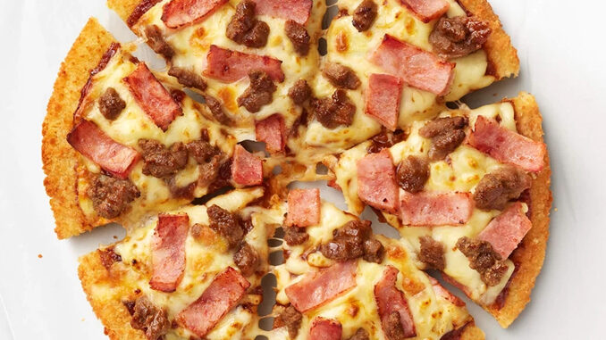 Pizza Hut Introduces New Schnitzza Made With A Chicken Schnitzel Crust In Australia