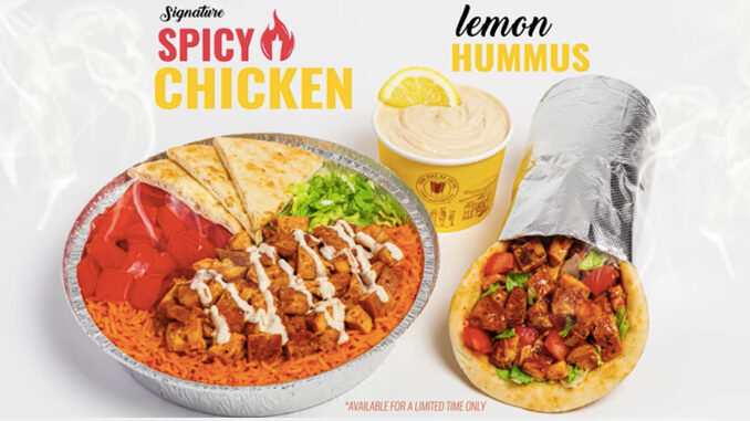 The Halal Guys Introduces New Signature Spicy Chicken And New Lemon Hummus