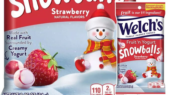 Welch’s Fruit Snacks Adds New Fruit ‘n Yogurt Snowballs