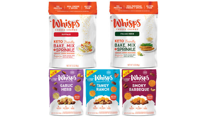 Whisps Introduces New Cheese Crumbs And New Cheese Crisps & Nuts