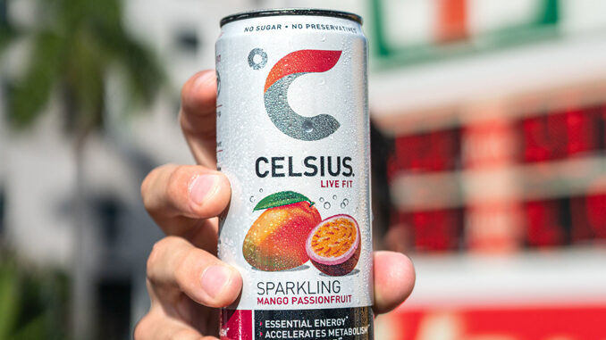 Celsius Launches New Sparkling Mango Passionfruit Energy Drink At 7-Eleven And Speedway Stores