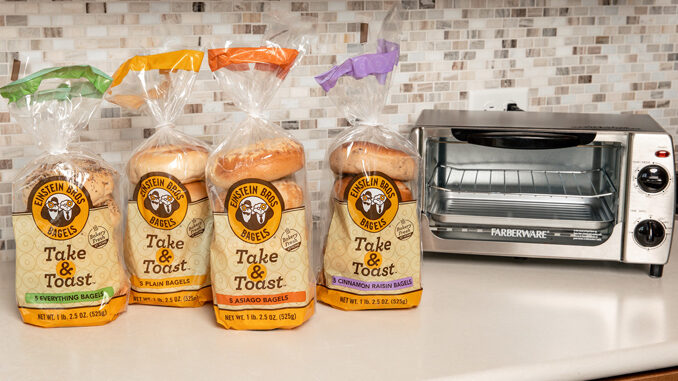 Einstein Bros. Launches Take & Toast Bagels At Walmart