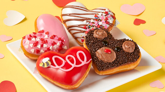 Krispy Kreme Introduces New 2022 Valentine’s Day Doughnut Collection