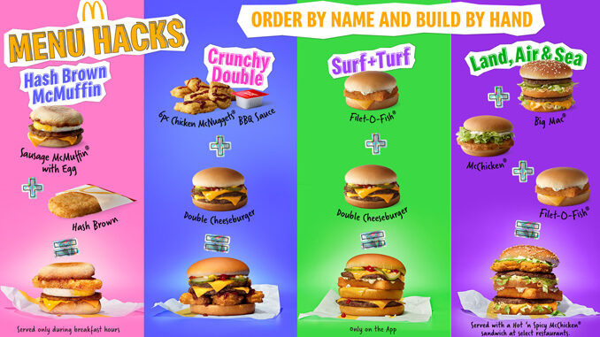 McDonald's Is Adding Fan-Inspired Hacks To Menus Nationwide Starting January 31, 2022