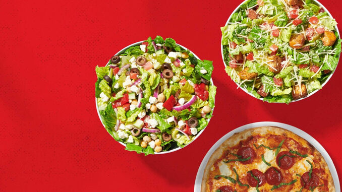 Mod Pizza Offers A Free Pizza In February For Every 2 Salads You Buy In January 2022