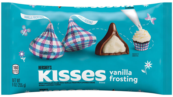 New Hershey’s Kisses Milk Chocolates With Vanilla Frosting Flavored Creme Arrive For Easter 2022
