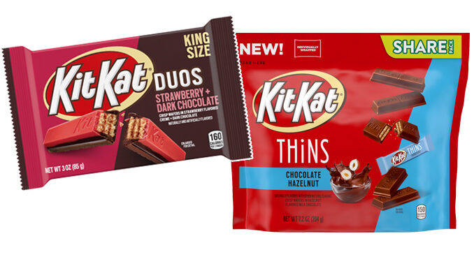 New Kit Kat Duos Strawberry + Dark Chocolate And New Kit Kat Thins Chocolate Hazelnut Hit Shelves Nationwide