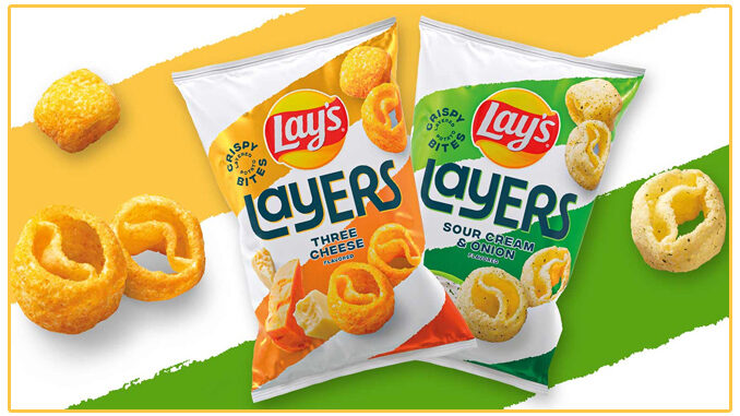 New Lay’s Layers Crispy Layered Potato Bites Debut In Three Cheese, And Sour Cream & Onion Flavors