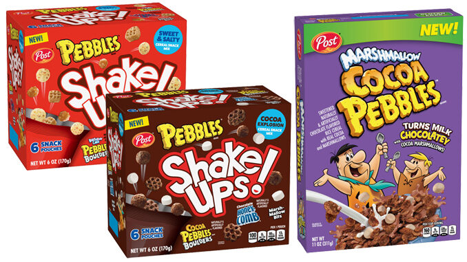Post Introduces New Pebbles Shake-Ups! And New Marshmallow Cocoa Pebbles