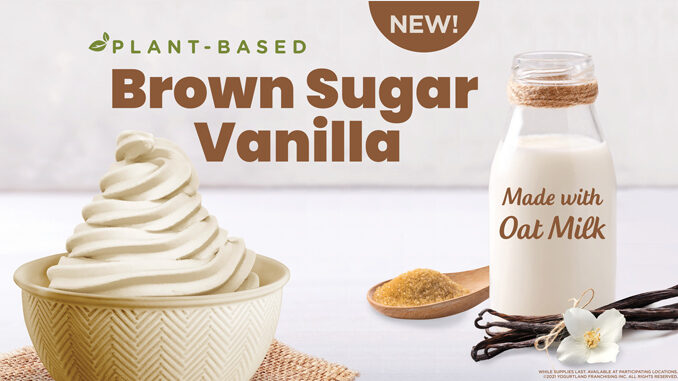 Yogurtland Introduces New Plant-Based Brown Sugar Vanilla Flavor Made With Oat Milk