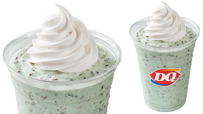 Dairy Queen Welcomes Back The Mint Chip Shake