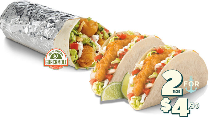 Del Taco Welcomes Back The Beer Battered Crispy Fish Taco And Burrito