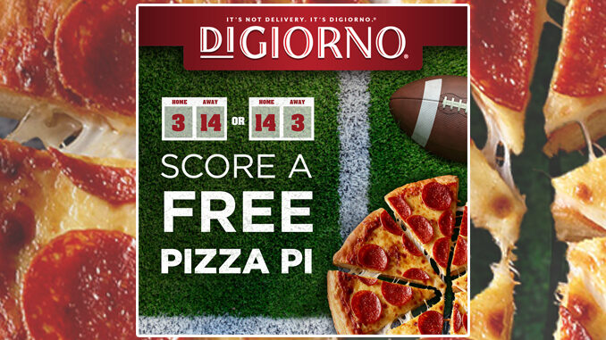 DiGiorno Is Giving Away Free Pizza If The Super Bowl Score Hits 3-14 On February 13, 2022