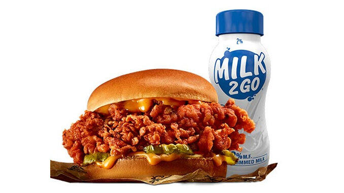 KFC Launces New Kentucky Scorcher Sandwich With Free Milk In Canada