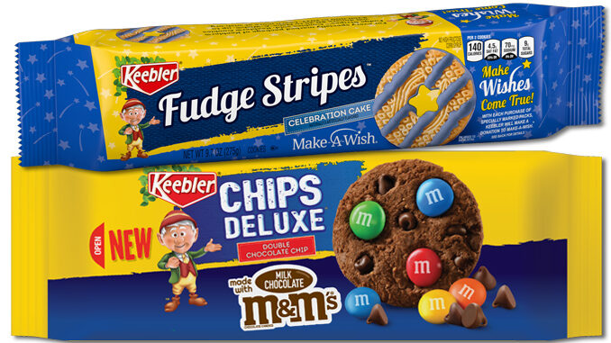 Keebler Introduces New Fudge Stripes Make-A-Wish Celebration Cake Cookies And More