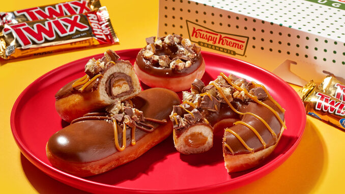 Krispy Kreme Introduces 3 New Doughnuts Made With Twix