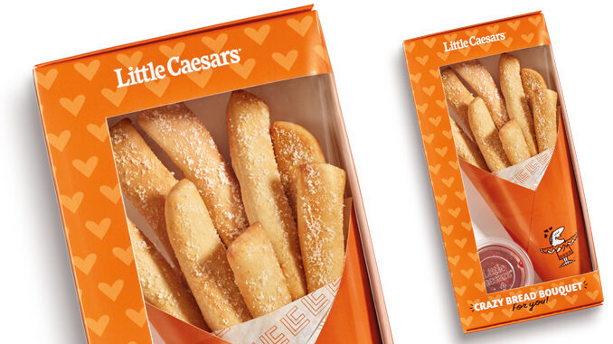 Little Caesars Puts Together Crazy Bread Bouquets For Valentine’s Day At Select Locations