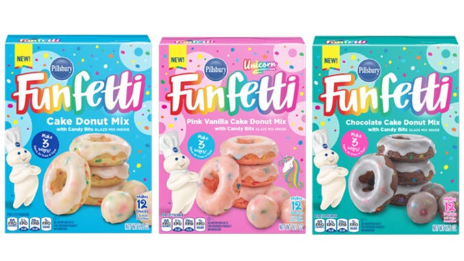 Pillsbury Launches 3 New Funfetti Donut Mixes