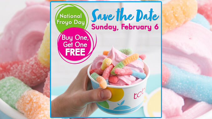 TCBY Offers Buy One, Get One Free Frozen Yogurt On February 6, 2022