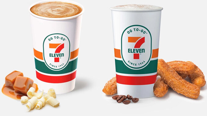 7-Eleven Adds New White Chocolate Caramel Mocha And New Churroccino Latte
