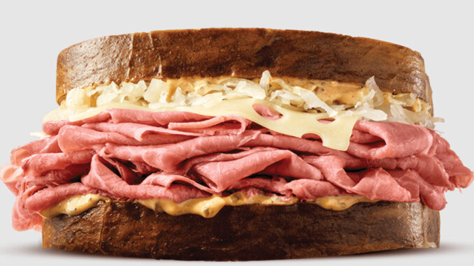 Arby’s Welcomes Back Double Stack Reuben Sandwich