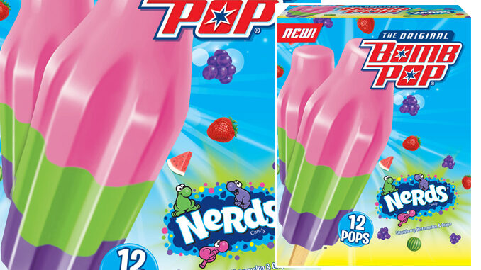 Bomb Pop Introduces New Bomb Pop Nerds Ice Pops