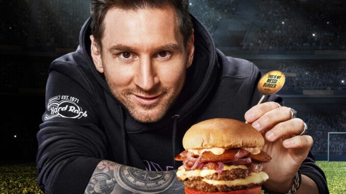 Hard Rock Cafe Launches New Messi Burger