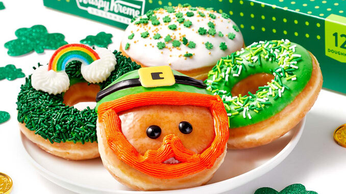 Krispy Kreme Introduces New 2022 St. Patrick’s Day Doughnut Collection