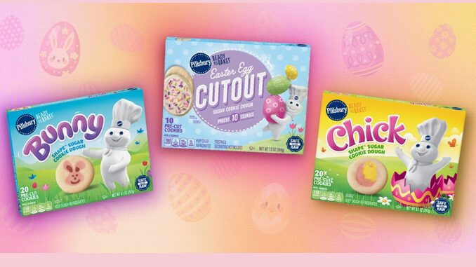 Pillsbury Welcomes Back Limited-Edition Easter Cookie Dough Varieties