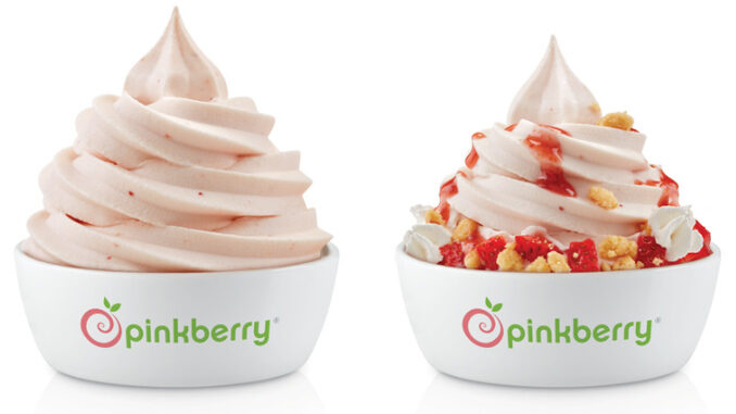 Pinkberry Adds New Strawberry Shortcake Frozen Yogurt For Spring 2022