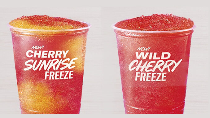 Taco Bell Introduces New Cherry Sunrise Freeze And Wild Cherry Freeze