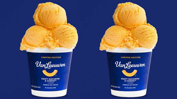 Van Leeuwen Launches Kraft Macaroni & Cheese Ice Cream At Walmart