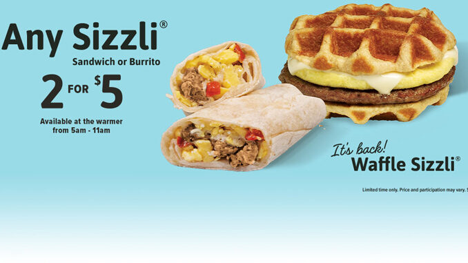 Wawa Welcomes Back The Waffle Sizzli As Part Of 2 For $5 Sizzli Deal