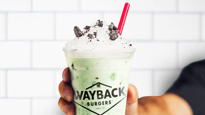 Wayback Burgers Offering Oreo Mint Shakes For $3.17 On March 17, 2022