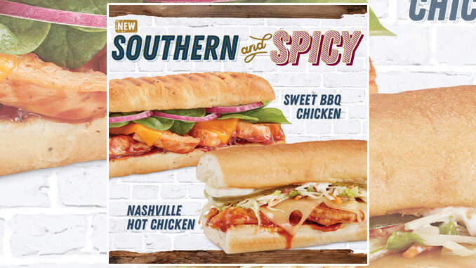 Blimpie Introduces New Sweet BBQ Chicken And New Nashville Hot Chicken Sandwiches