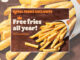Burger King Offers Royal Perks Members Free Fries All Year Long