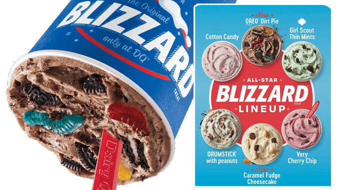 Dairy Queen Adds New Oreo Dirt Pie Blizzard And New Caramel Fudge Cheesecake Blizzard