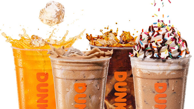Dunkin’ Pours New Mango Pineapple Dunkin’ Refresher And New Cake Batter Signature Latte