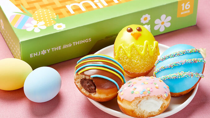 Krispy Kreme Introduces New Mini ‘Egg’ Doughnuts