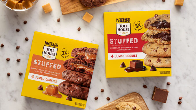 New Nestle Toll House Stuffed Cookie Dough Set To Hit Retailers Nationwide In July 2022