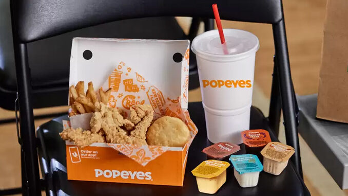 Popeyes Offers 50% Off The Most Dunkable Meal On Uber Eats Through April 17, 2022