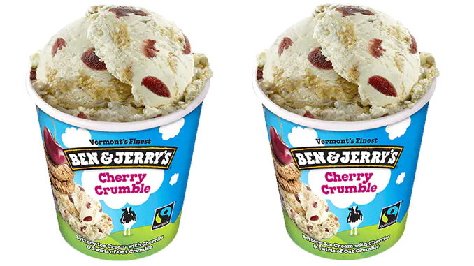 Ben & Jerry's Introduces New Cherry Crumble Limited Batch Ice Cream