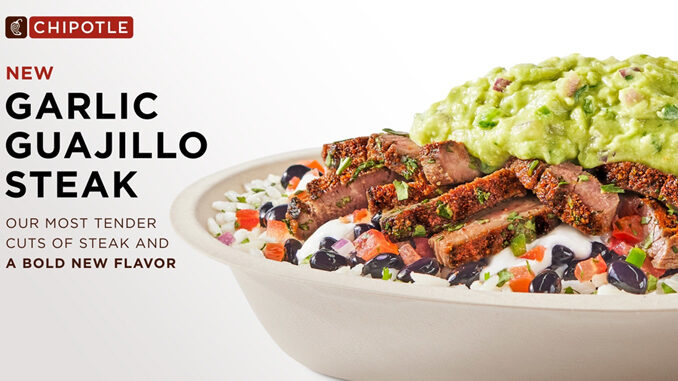 Chipotle Is Testing New Garlic Guajillo Steak In These Select Markets