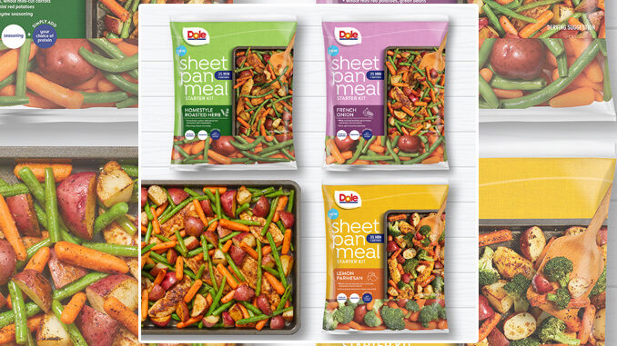 Dole Introduces 3 New Sheet Pan Meal Starter Kits